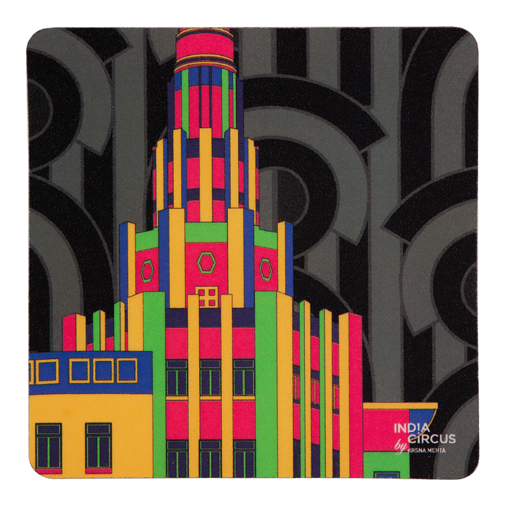 Bombay Deco Rubber Coasters - (Set of 6)