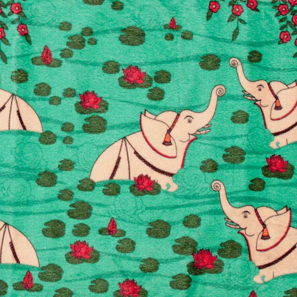 Elephant Bath Table Runner