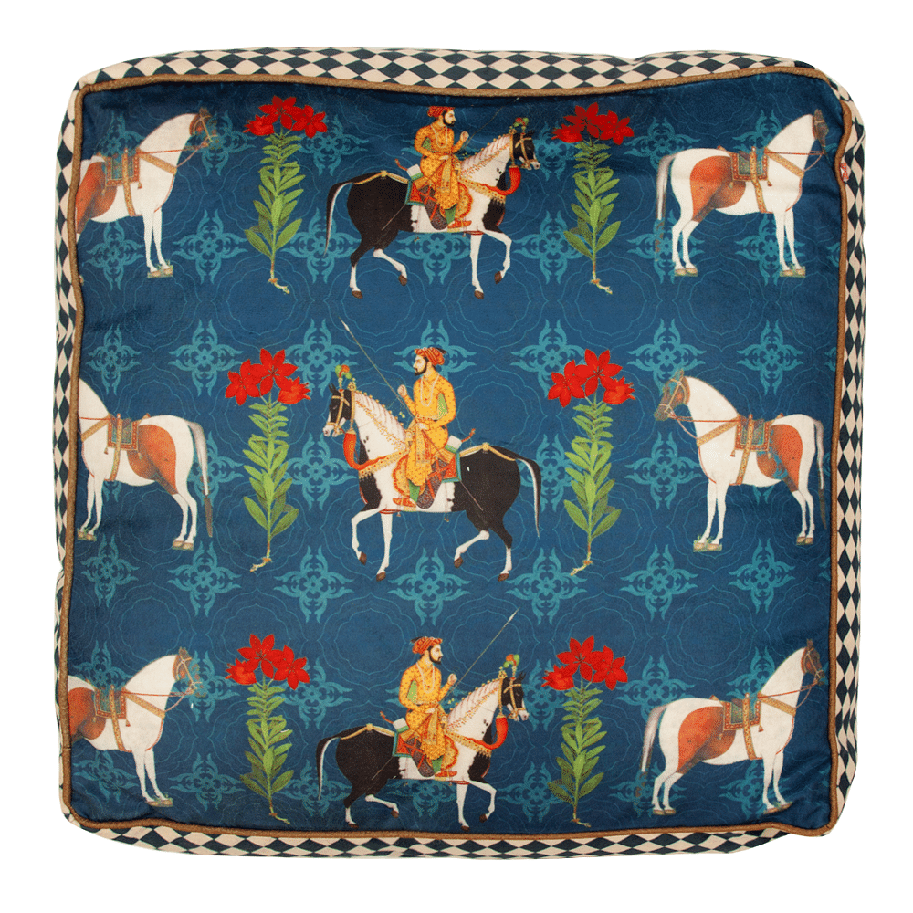The Transcendant Stallion Floor Cushion Cover
