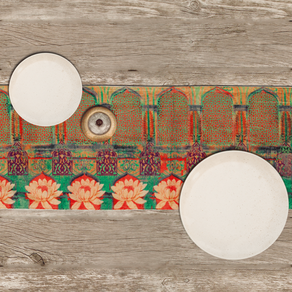 Arches and Flowers Table Runner