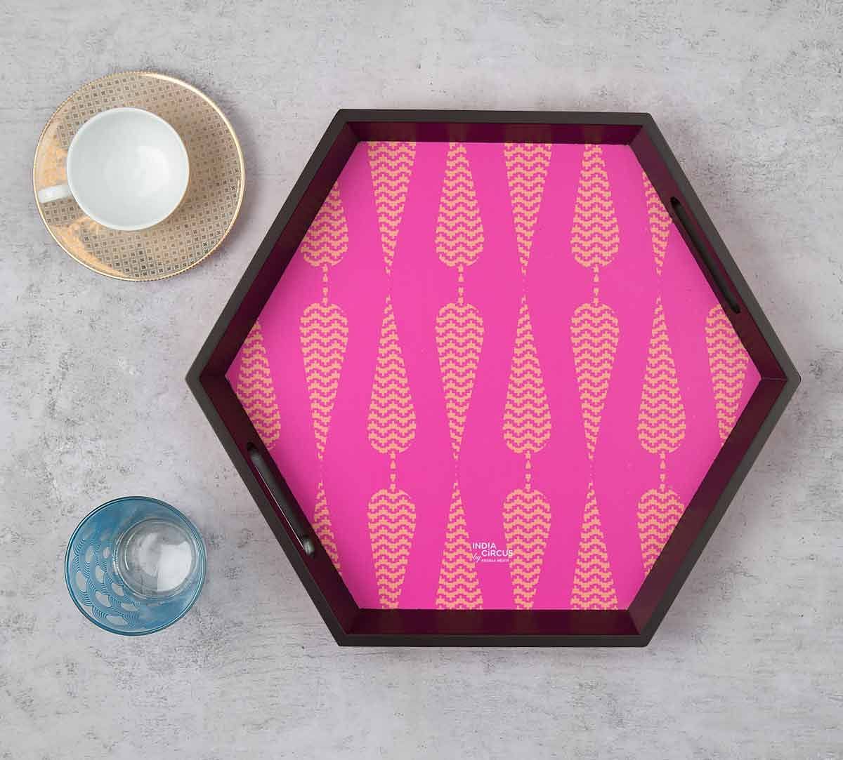 Conifer Spades Hexagon Tray