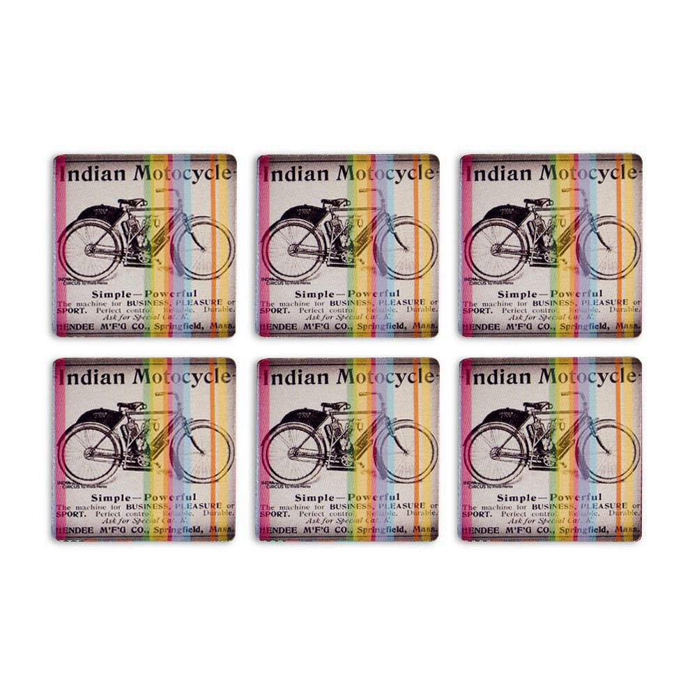 Rubber Coasters (Set of 6)