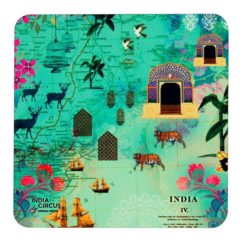 Desi Wonderland MDF Coaster - (Set of 6)