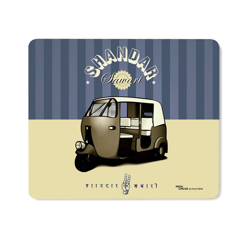 Auto - Rickshaw Fun Mouse Pad