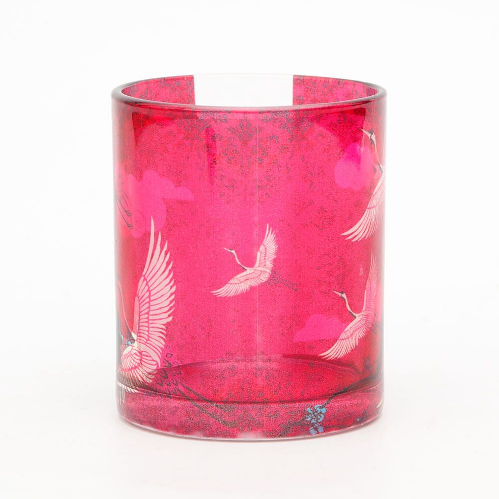 Legend of the Cranes Glass Mug