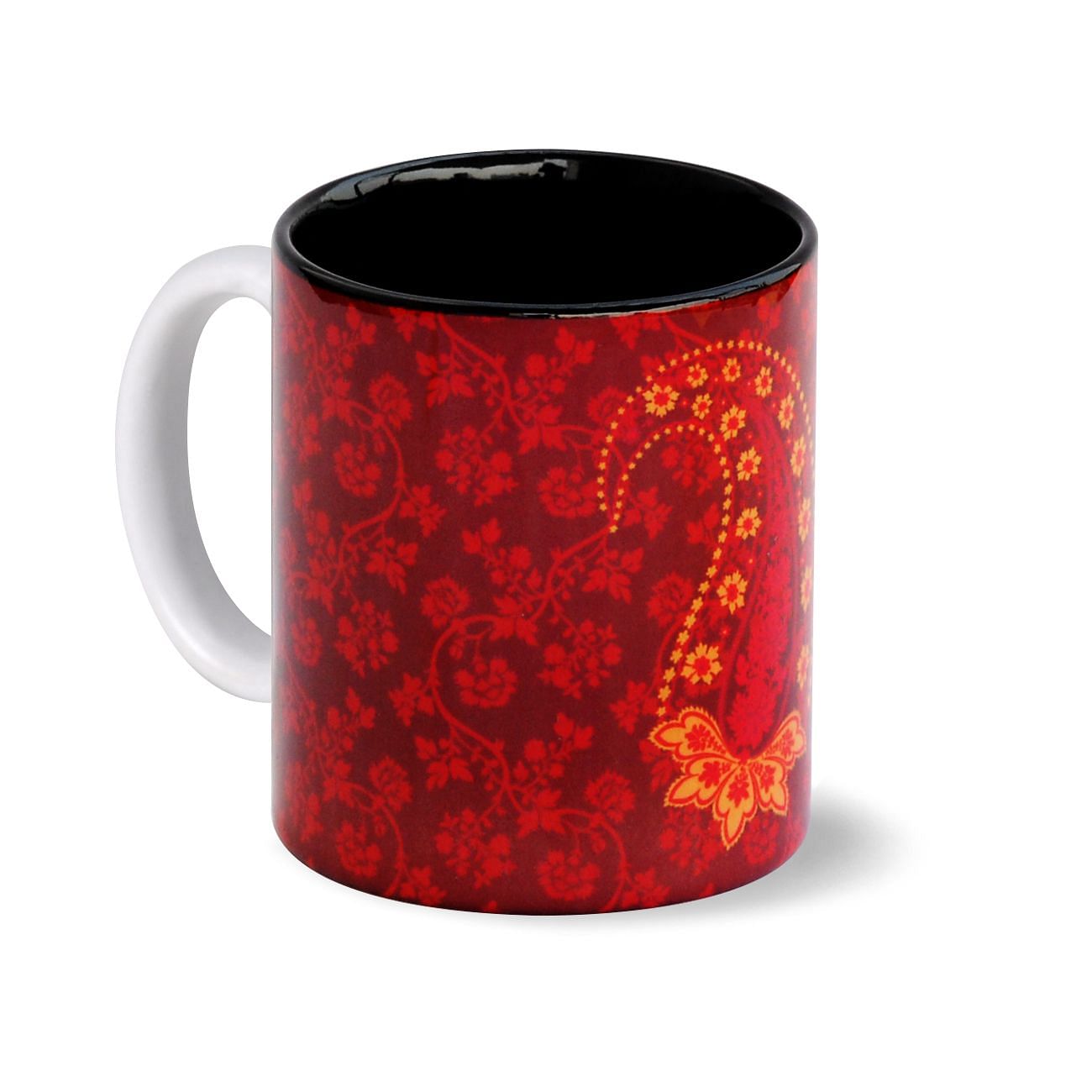 Brown Paisley Mug