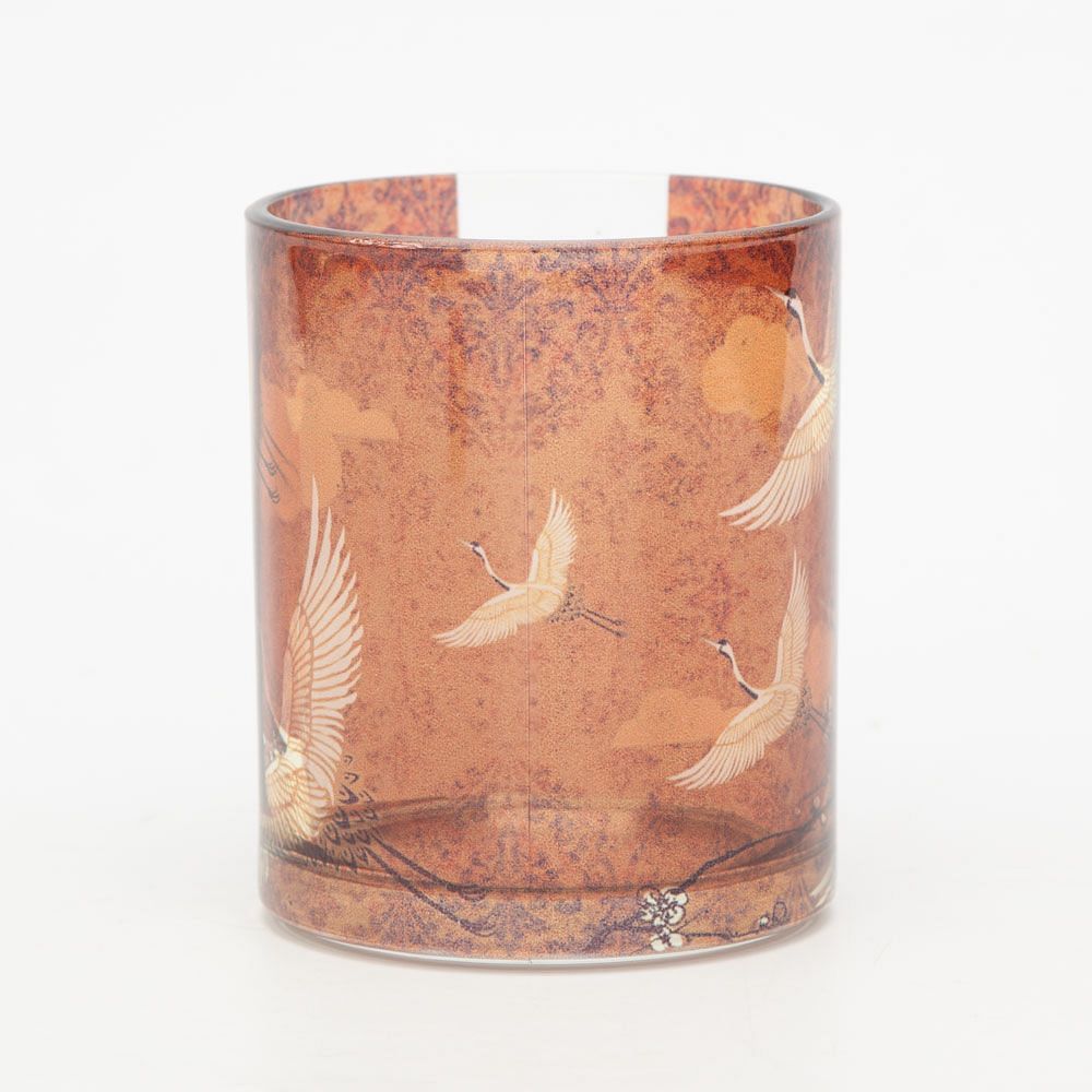 Legend of the Cranes Glass Mug