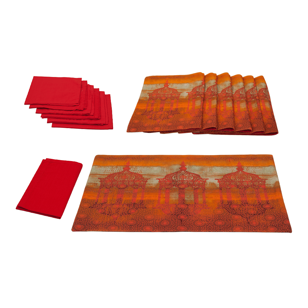 Minaret Mystique Table Mat & Napkin Set