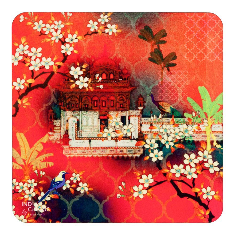 Orange Blossom MDF Coaster - (Set of 6)