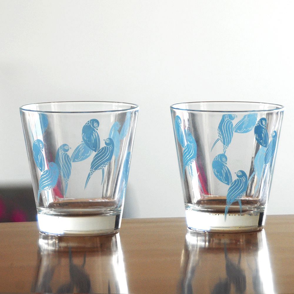 Chirping Birds Tumblers (Set of 2)