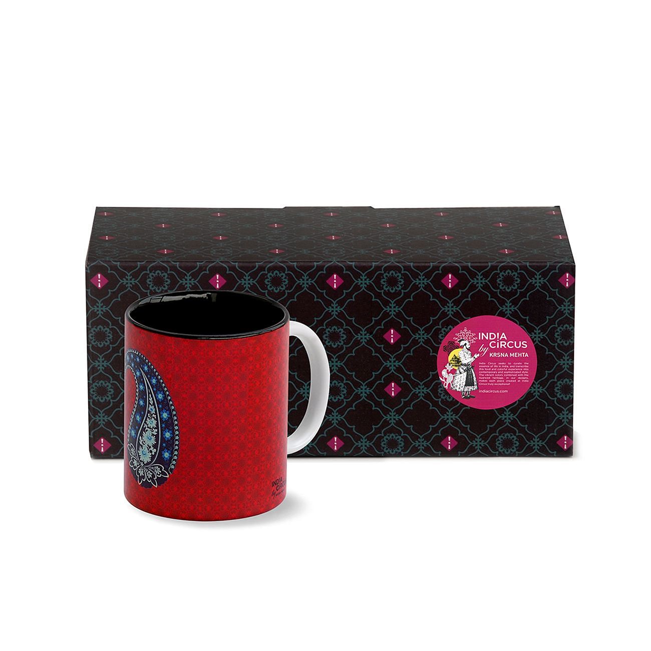 Blue Paisley Mug 