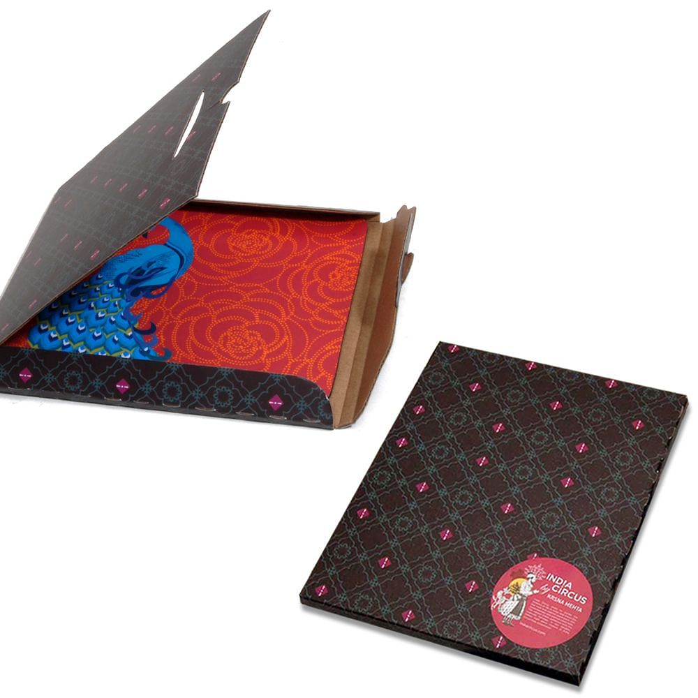 Floral Peacock Dance Mouse Pad