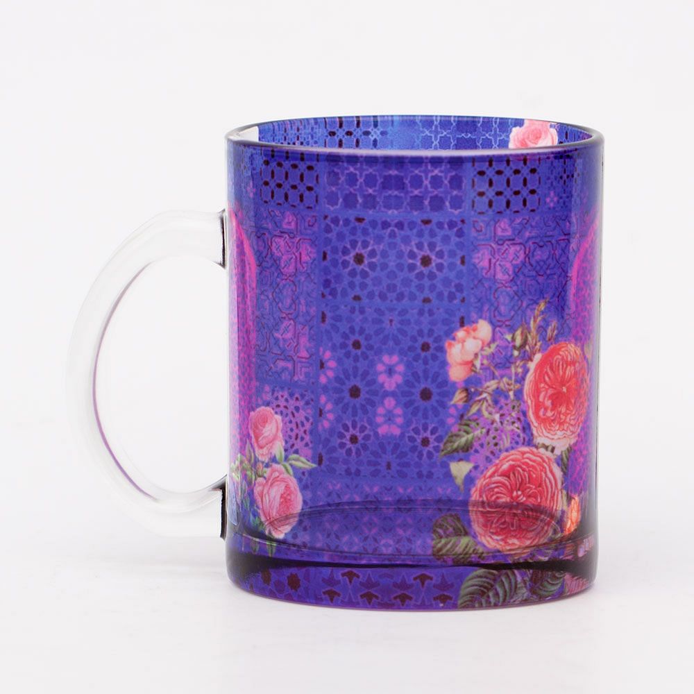 Floral Fantastic Glass Mug