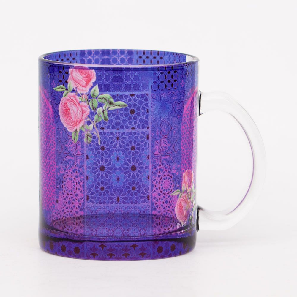 Floral Fantastic Glass Mug