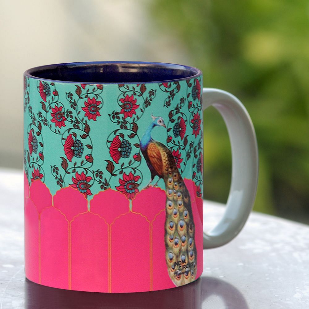 Peacock Plume Mug