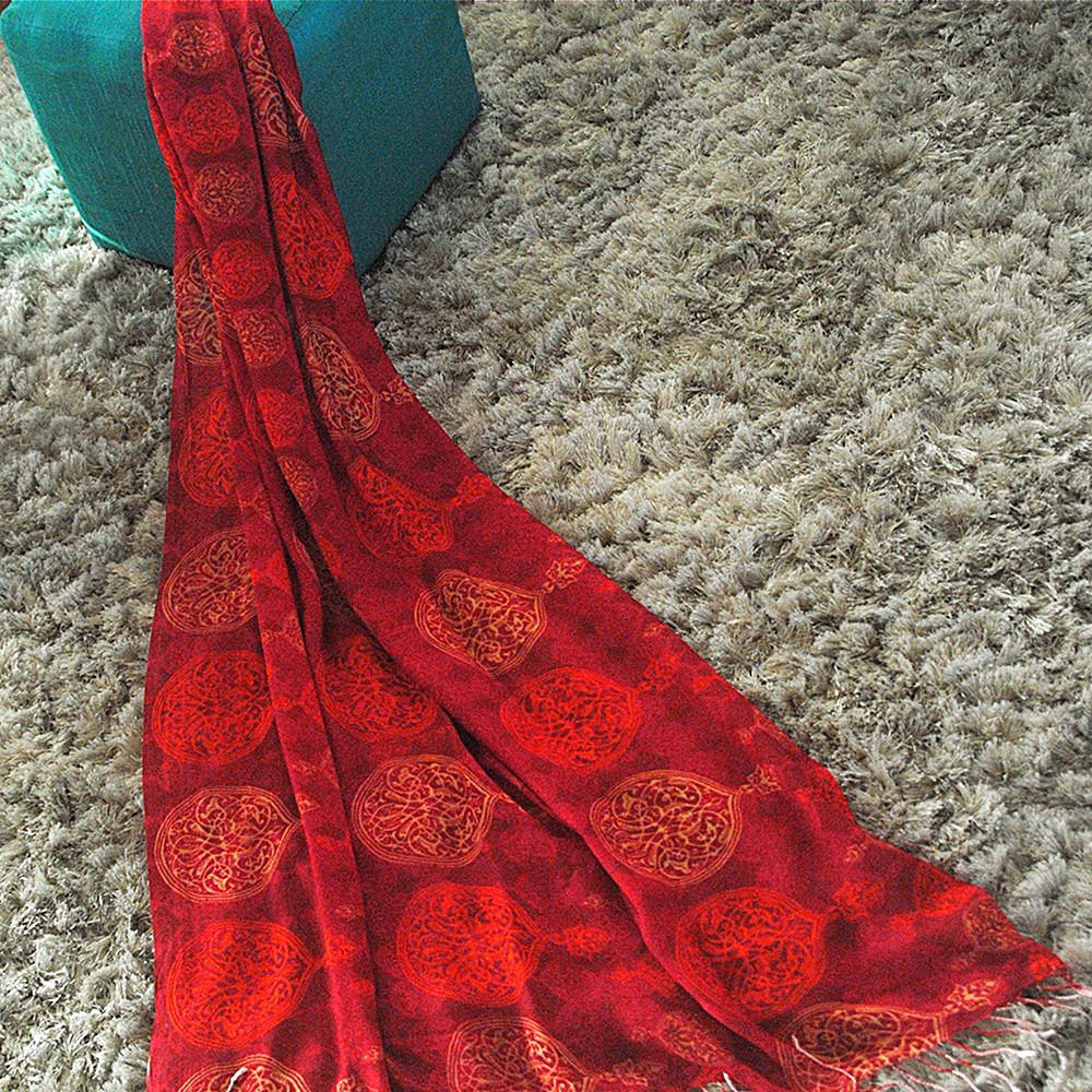 Carved Circles Stole