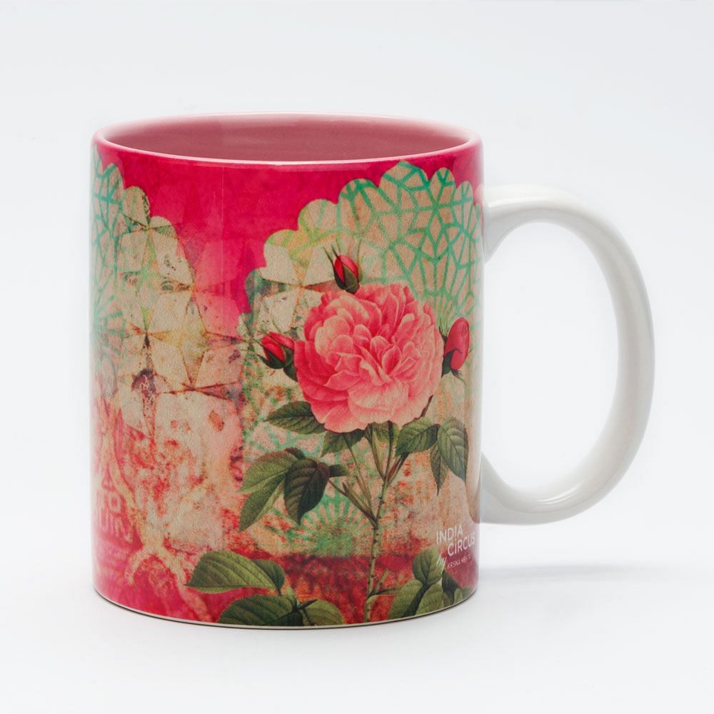 Pink Rose Mug