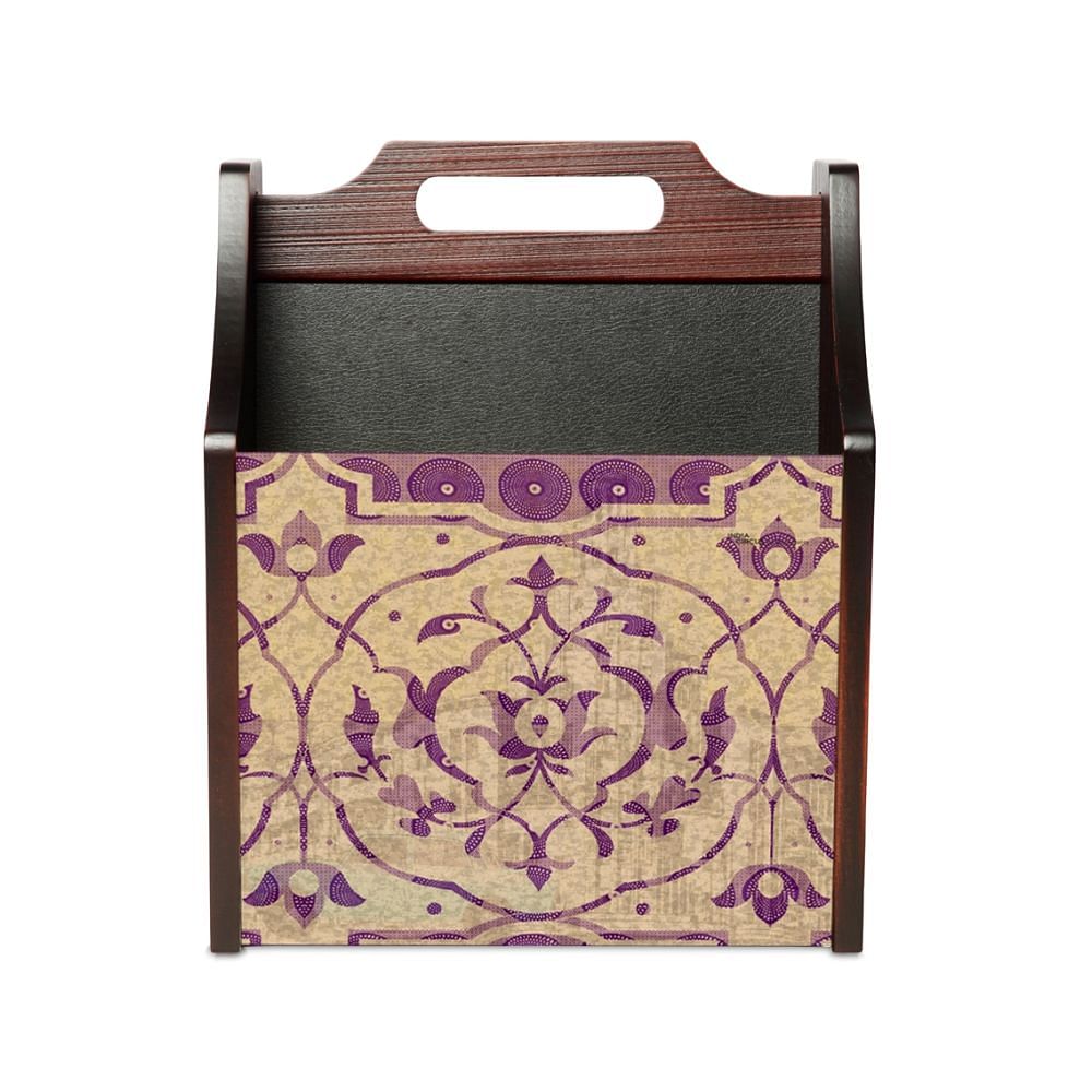  Elegant Carving Magazine Rack