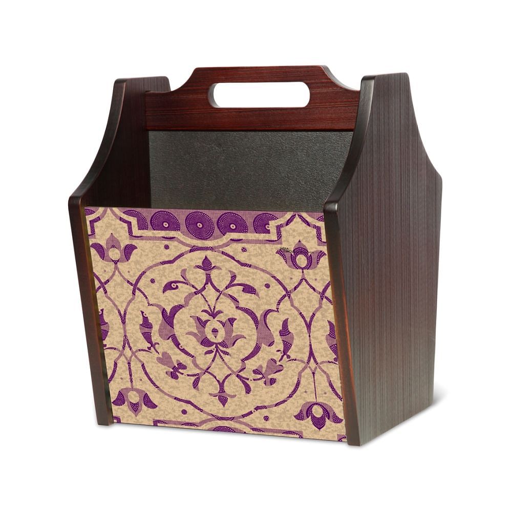  Elegant Carving Magazine Rack