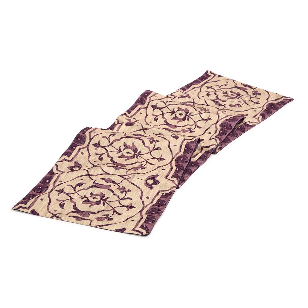  Elegant Carvings Table Runner