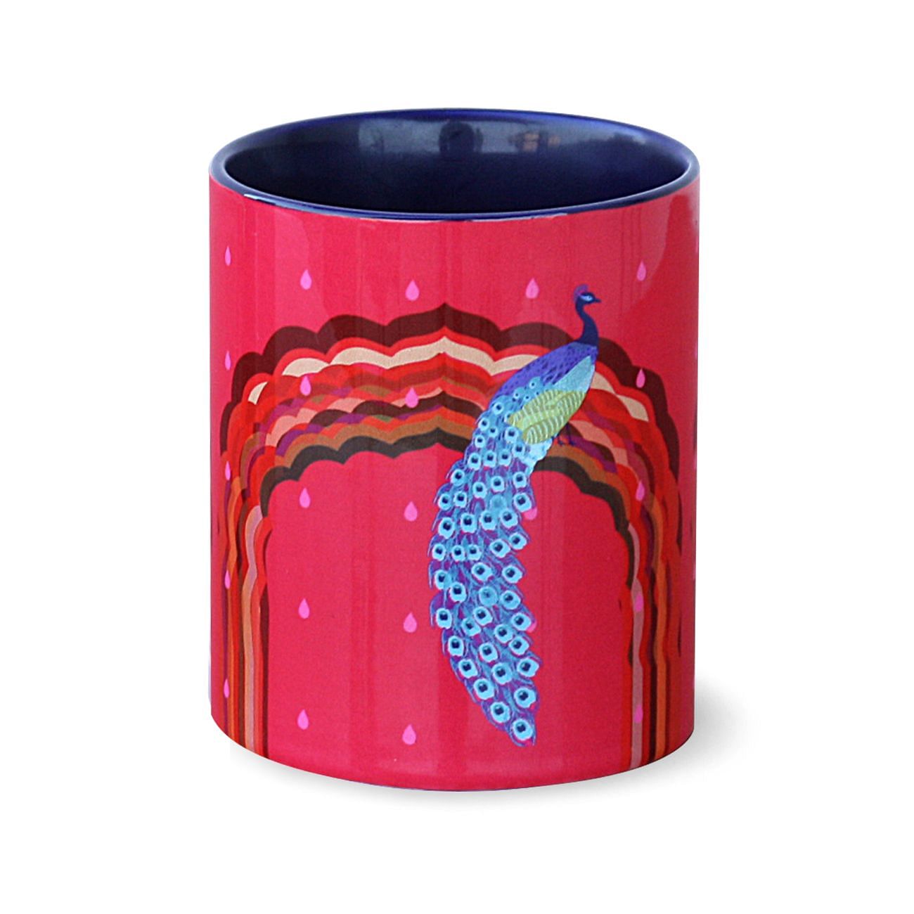 Peacock Charm Mug