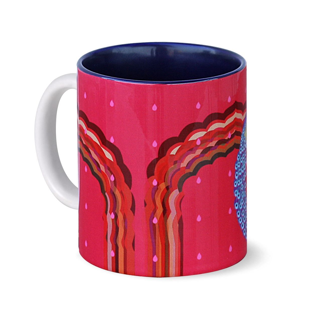 Peacock Charm Mug