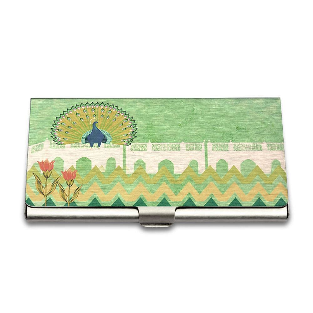 Peacock Tales Visiting Card Holder