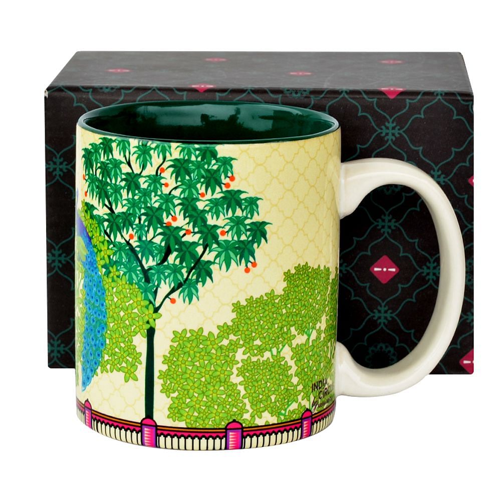 Peacock Dawn Mug