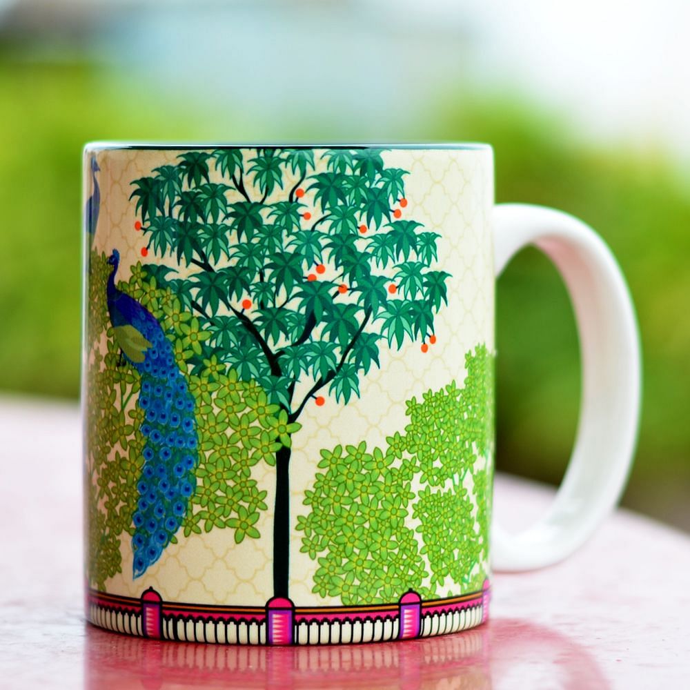 Peacock Dawn Mug