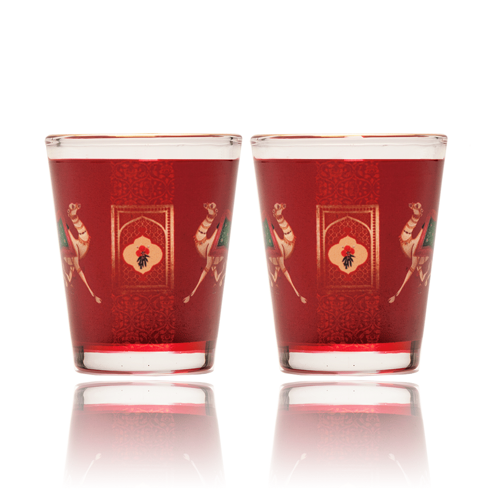 Desert Caravans Shot Glass