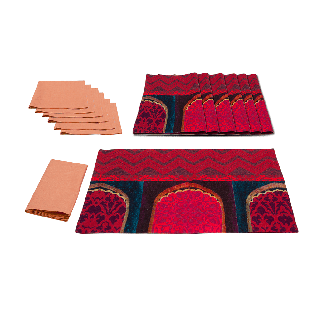 Minaret Magic Table Mat & Napkin Set