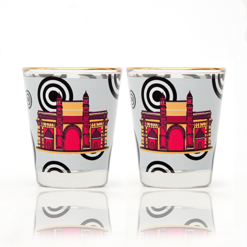 Monochromes and Monument Shot Glass