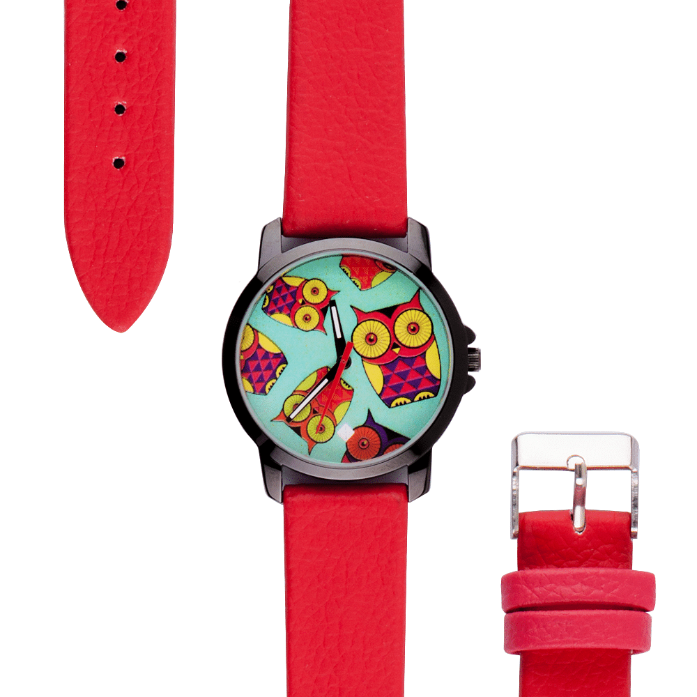 Peeking Owls Women's Wrist Watch