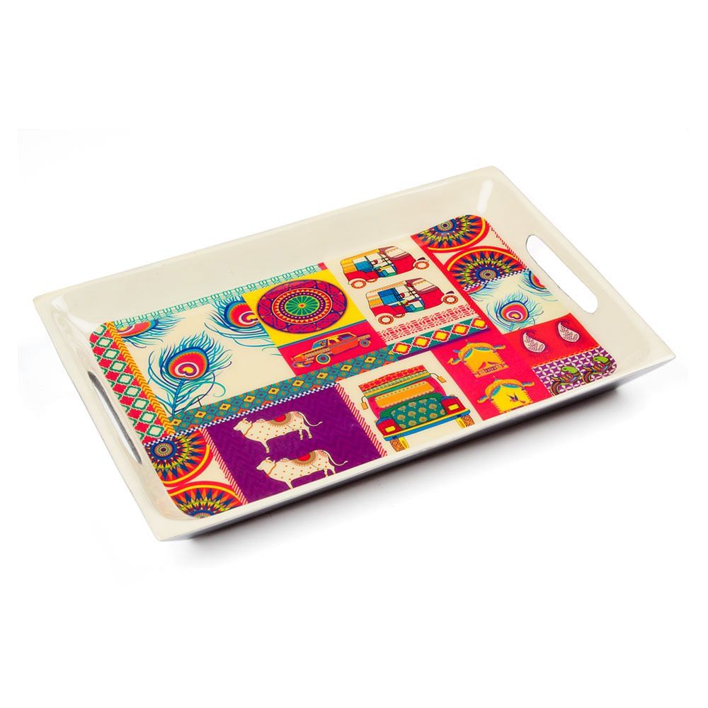 Pretty Potpourri Rectangle Serving Platter