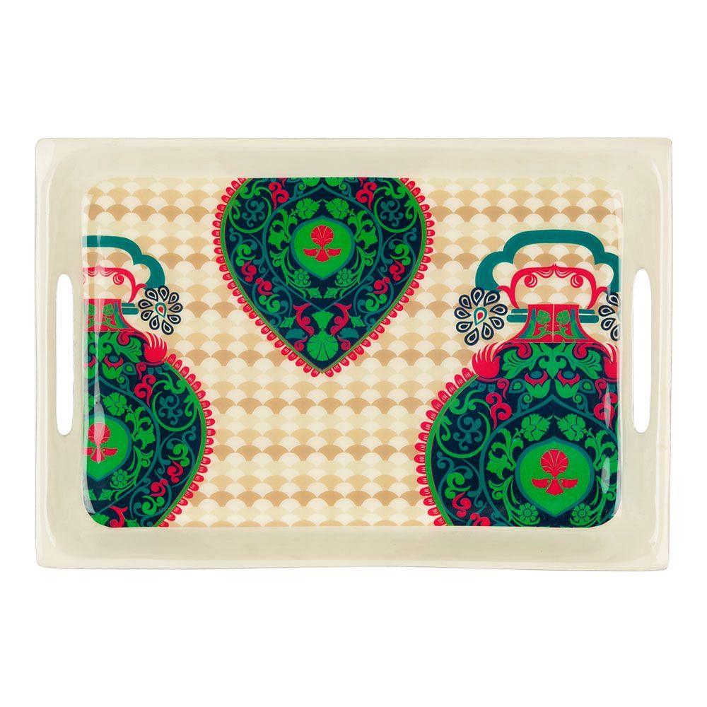 Floral Flavours Rectangle Serving Platter