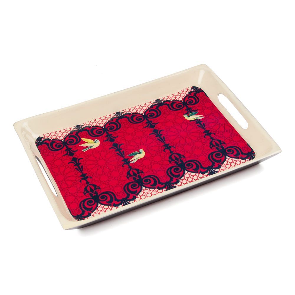 Flight of Birds Rectangle Serving Platter