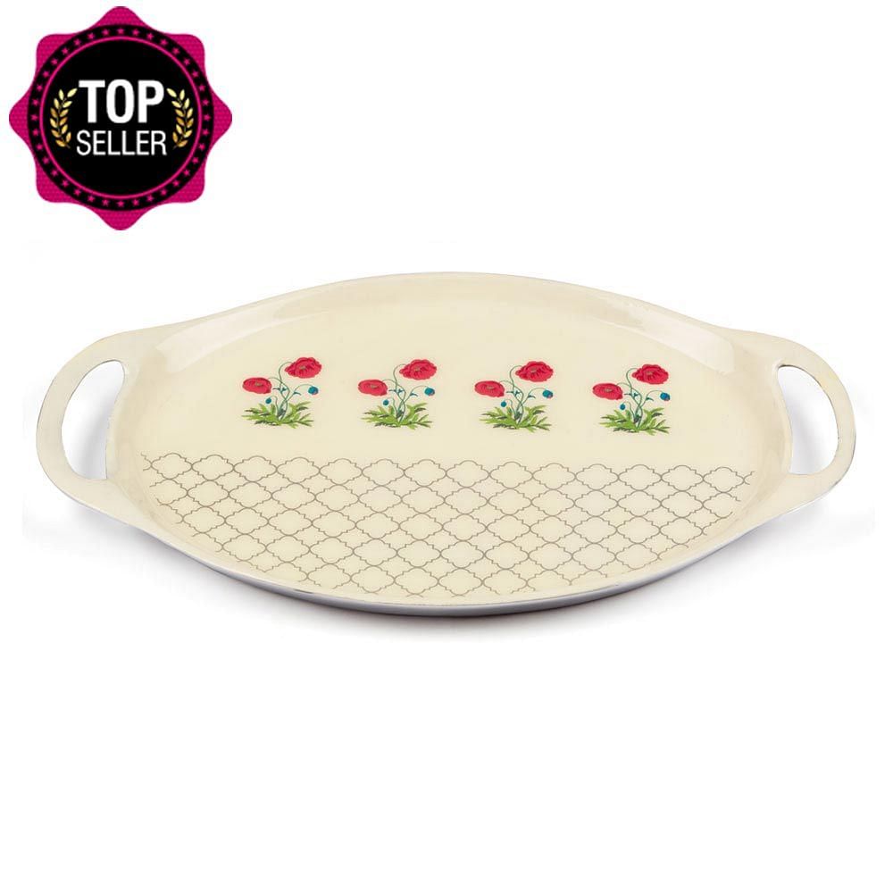 Floral Twinkles Oval Serving Platter