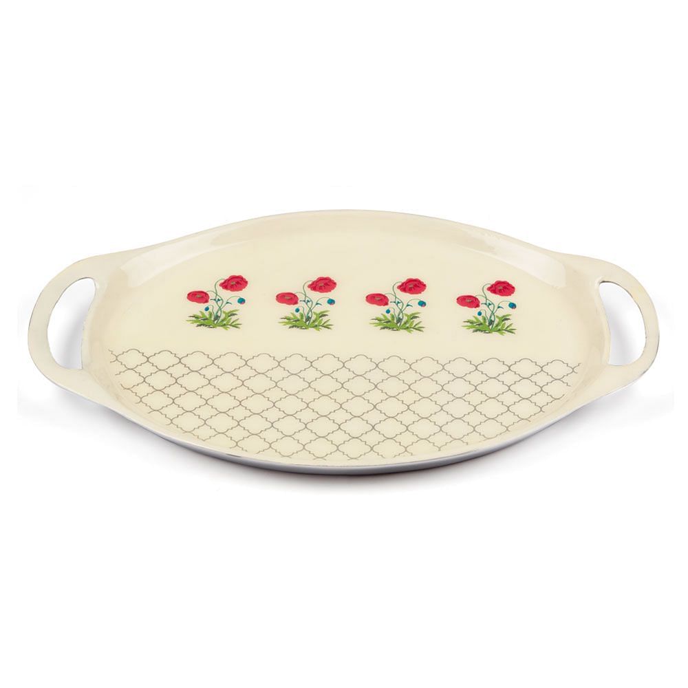 Floral Twinkles Oval Serving Platter