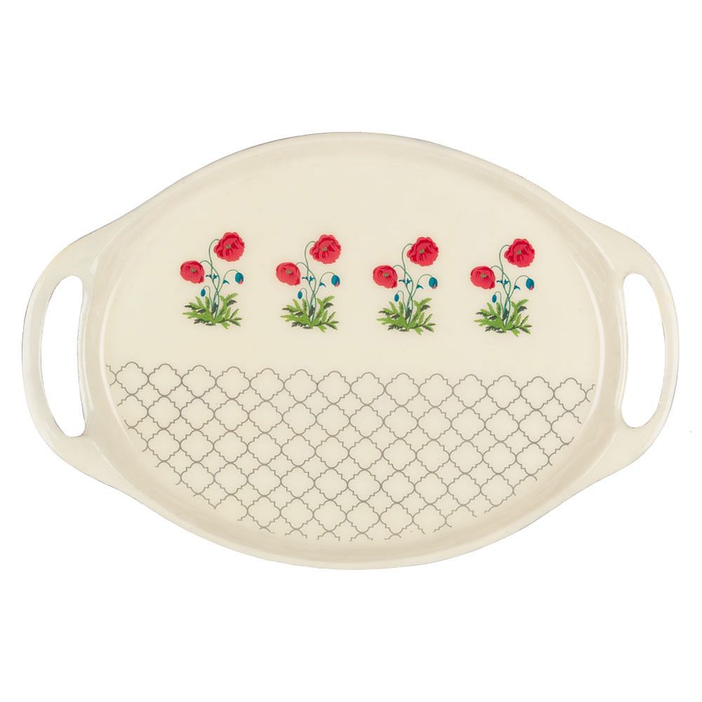 Floral Twinkles Oval Serving Platter