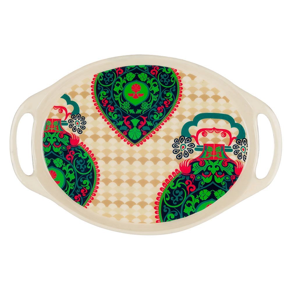 Floral Flavours Oval Serving Platter