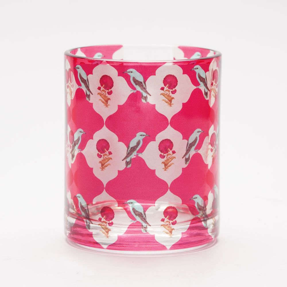 Interlaced Bouquet Glass Mug