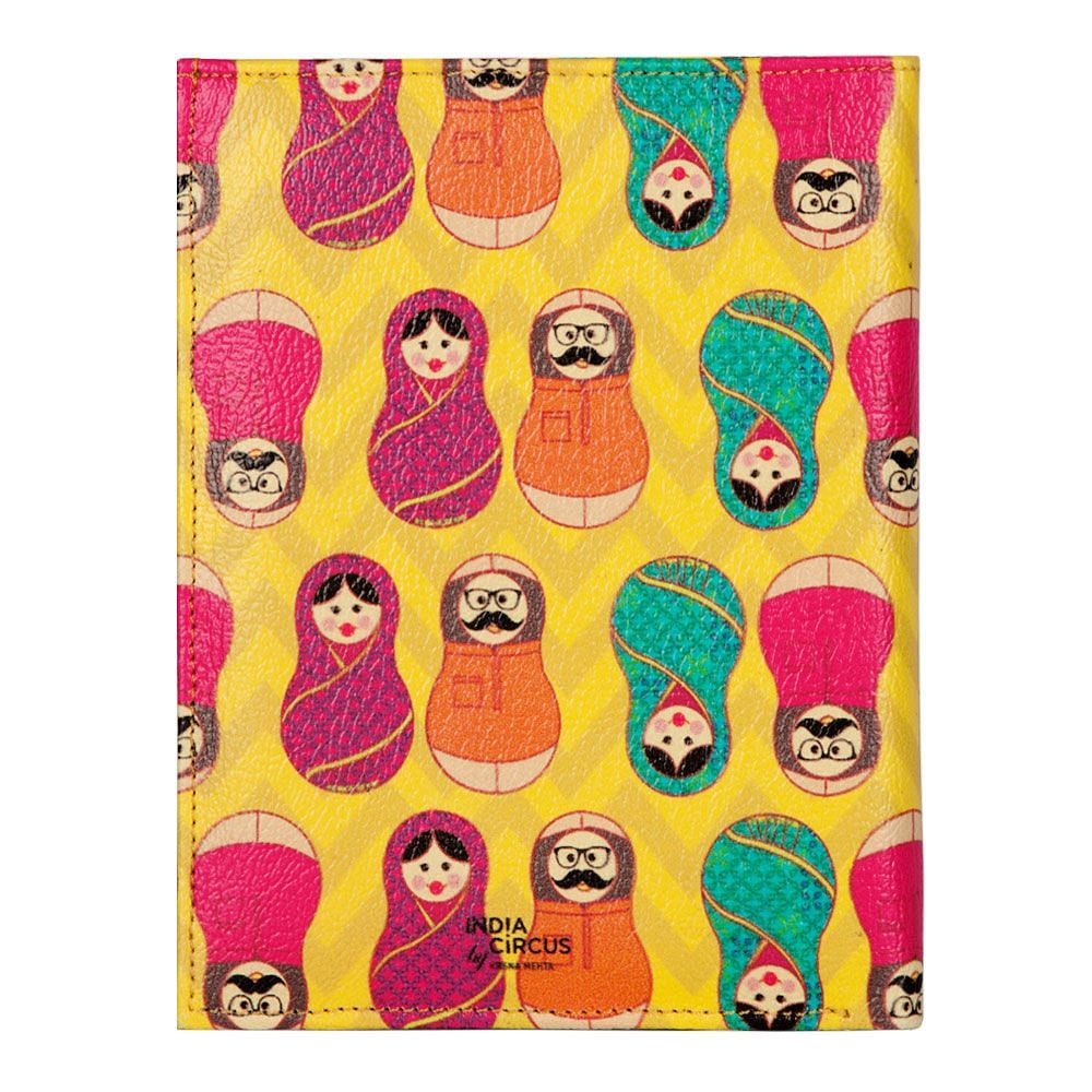 Desi Matryoshka Dolls Passport Cover