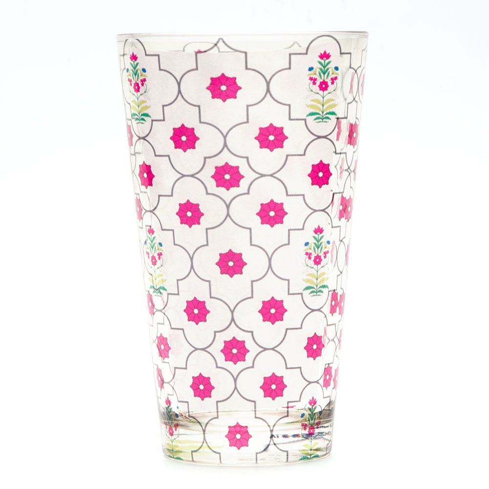 Floral Lattice Tumbler