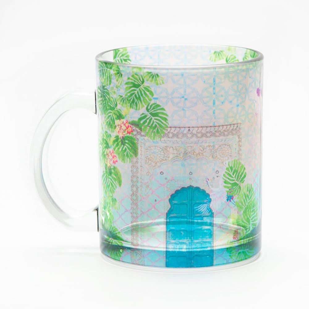 Mysterious Doorway Glass Mug