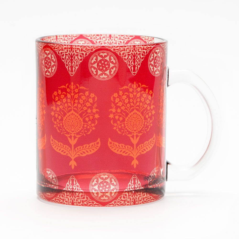 Regal Motifs Glass Mug