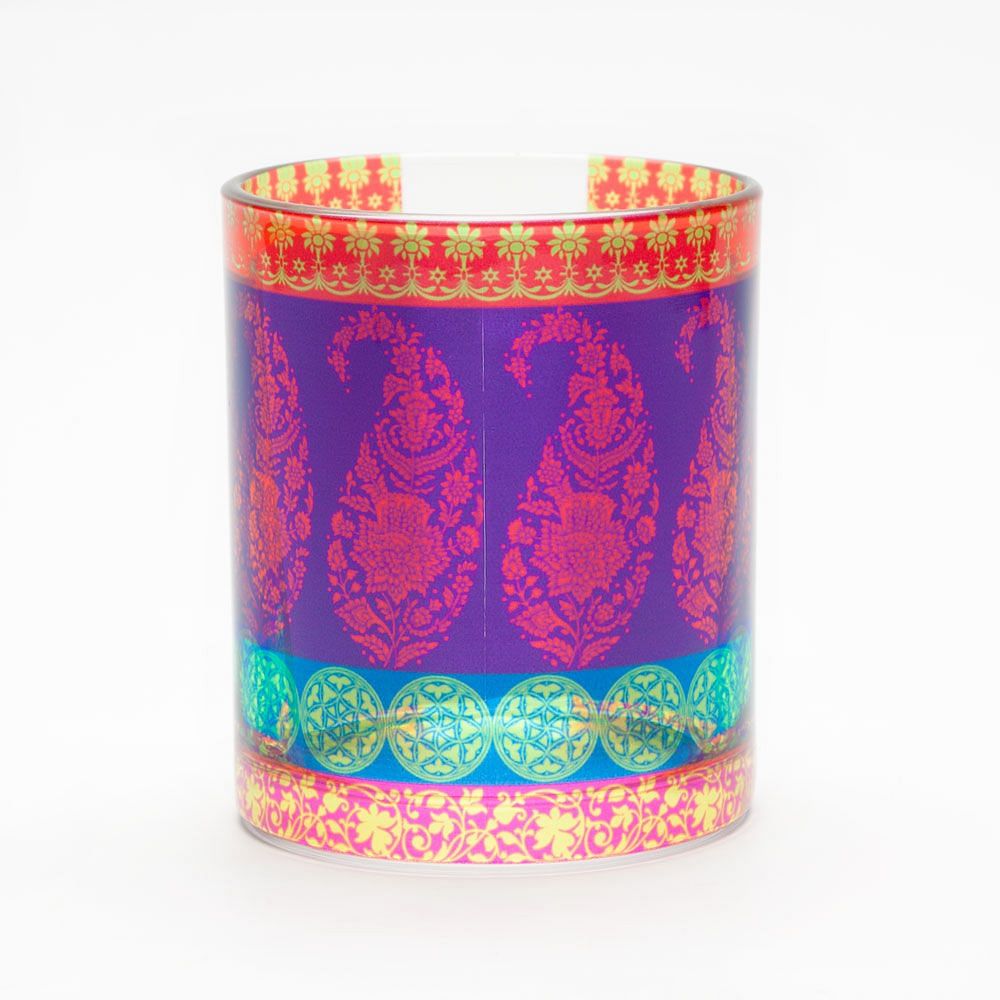 Motif Cachemire Glass Mug