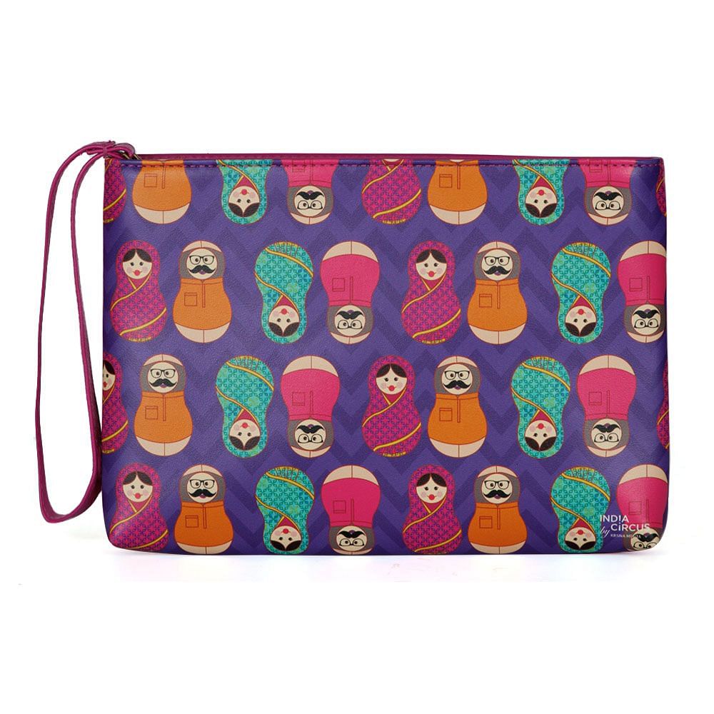 Desi Matryoshka Dolls Utility Pouch