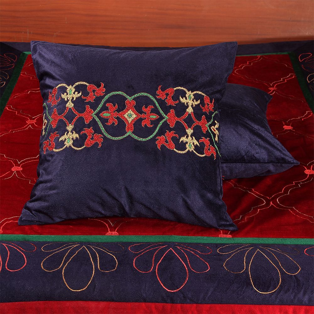 Hand embroidered Cushion cover