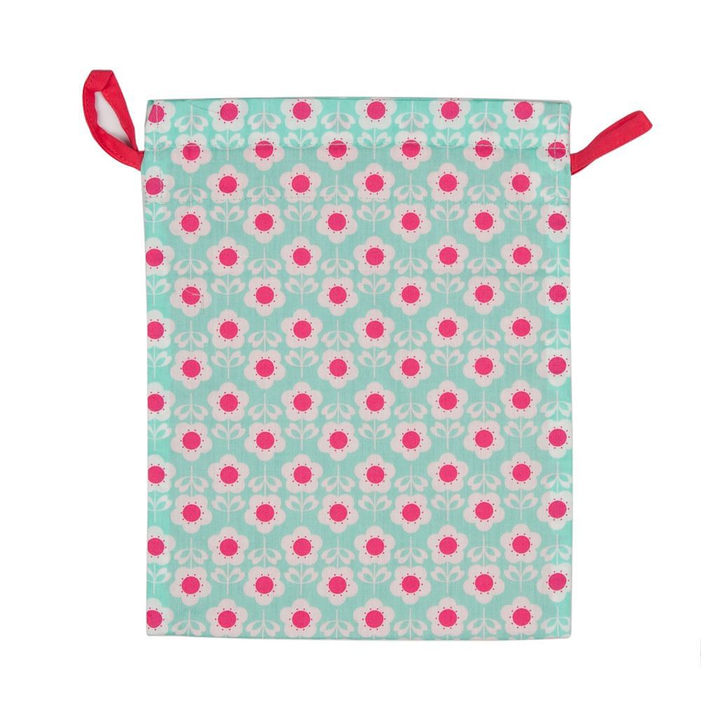 Flower Power Drawstring Pouch