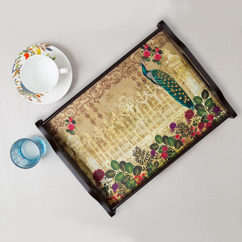 Song of the Peacock Tray